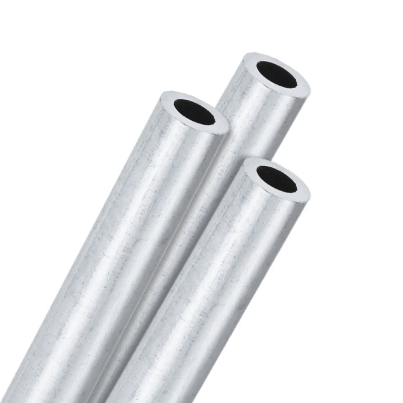 3-Pack 6063 Aluminum Round Tube, 6mmx10mm(IDxOD) 100mm Length Straight Tubing