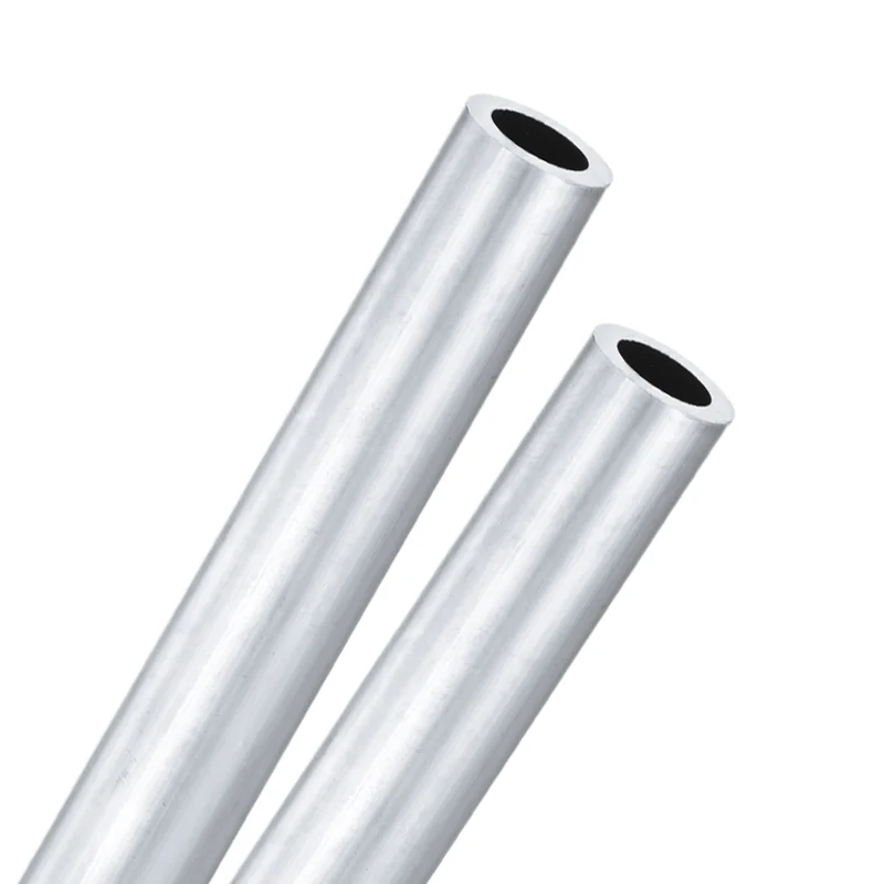 2-Pack 6063 Aluminum Round Tube, 16mmx24mm(IDxOD) 300mm Length Straight Tubing