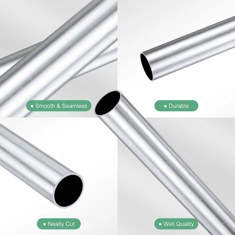 1-Pack 6063 Aluminum Round Tube, 20mmx23mm(IDxOD) 300mm Length Straight Tubing