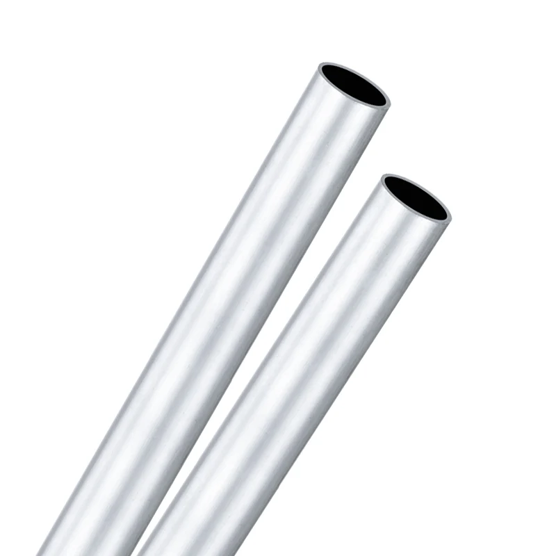 2-Pack 6063 Aluminum Round Tube, 19mmx22mm(IDxOD) 300mm Length Straight Tubing
