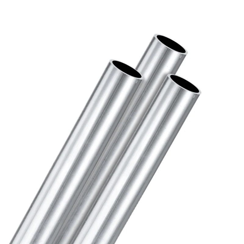 3-Pack 6063 Aluminum Round Tube, 18mmx21mm(IDxOD) 300mm Length Straight Tubing