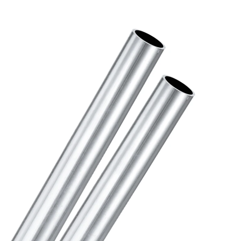 2-Pack 6063 Aluminum Round Tube, 18mmx21mm(IDxOD) 300mm Length Straight Tubing