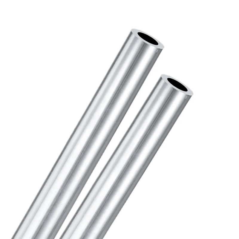 2-Pack 6063 Aluminum Round Tube, 13mmx21mm(IDxOD) 300mm Length Straight Tubing