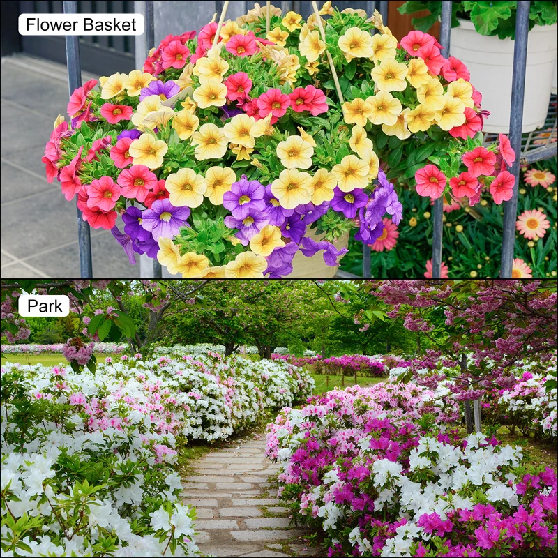 Artificial Flowers 12 Bundles, Yellow Fake Hydrangea Plants for Outdoor