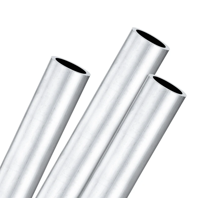 3-Pack 6063 Aluminum Round Tube, 15mmx19mm(IDxOD) 300mm Length Straight Tubing