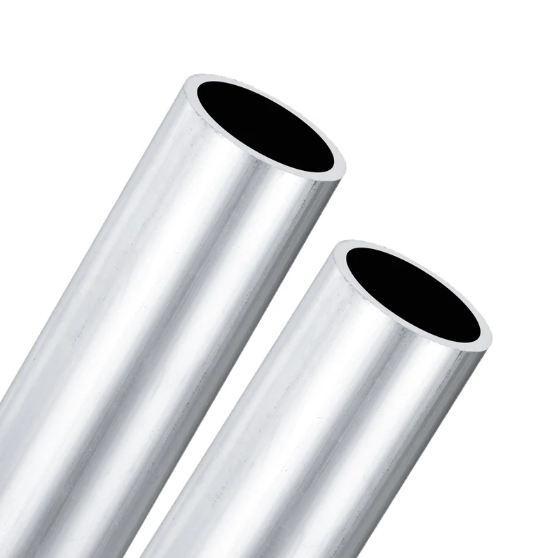 2-Pack 6063 Aluminum Round Tube, 29mmx35mm(IDxOD) 100mm Length Straight Tubing