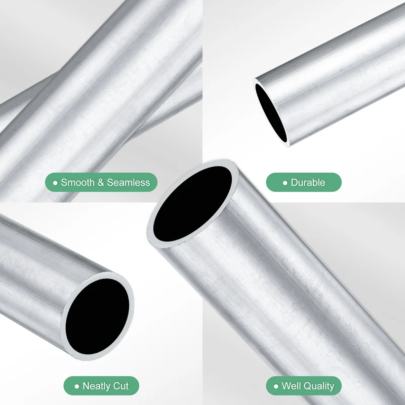 1-Pack 6063 Aluminum Round Tube, 26mmx30mm(IDxOD) 100mm Length Straight Tubing