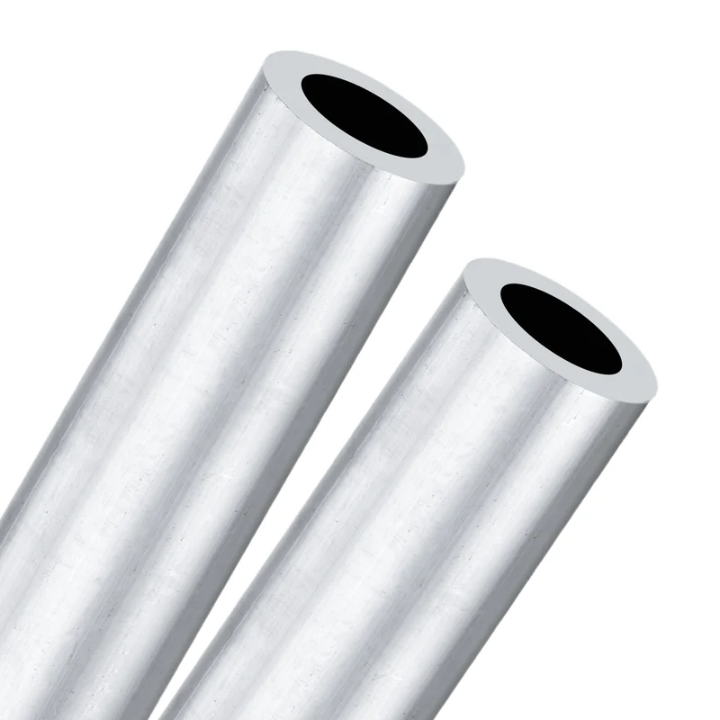 2-Pack 6063 Aluminum Round Tube, 20mmx30mm(IDxOD) 100mm Length Straight Tubing