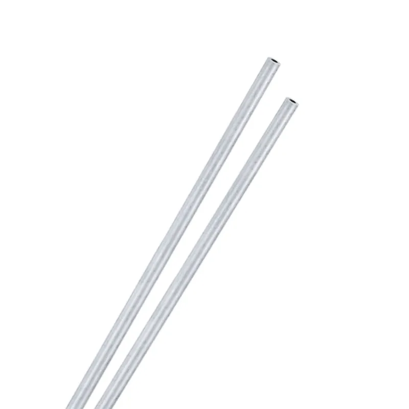2-Pack 6063 Aluminum Round Tube, 2mmx4mm(IDxOD) 300mm Length Straight Tubing