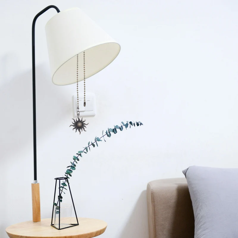 30cm Ceiling Fan Pull Chain Set, 4Pcs Lighting Fan Beaded Ball Pull Chain Extender with Connector Moon and Sun Pendant Extension, Bronze