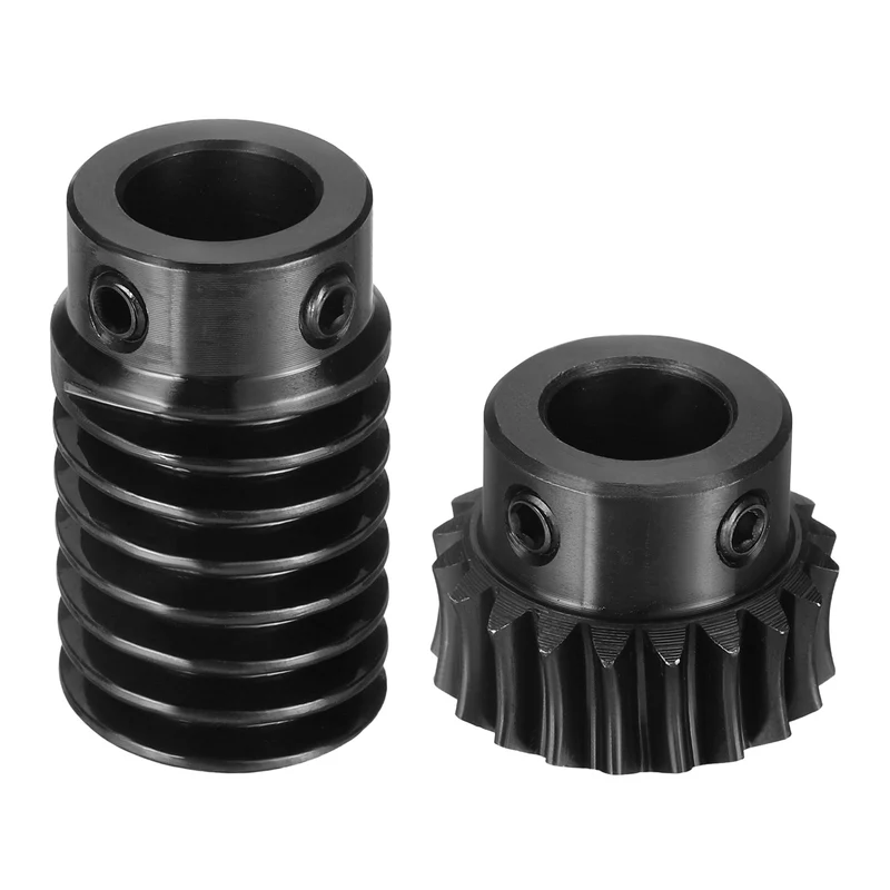 Worm Gear Set 1Mod 1:20 Left Reduction Rate(Gear-10mm Bore, Rod 10mm Bore)