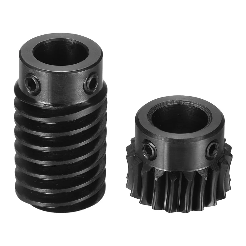 Worm Gear Set 1 Module 1:20 Reduction Rate(Gear-12mm Bore, Rod 10mm Bore)