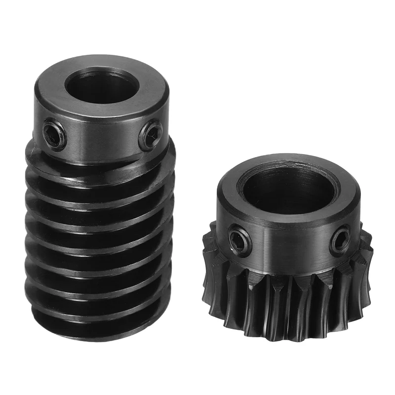Worm Gear Set 1 Module 1:20 Reduction Rate(Gear-12mm Bore, Rod 8mm Bore)