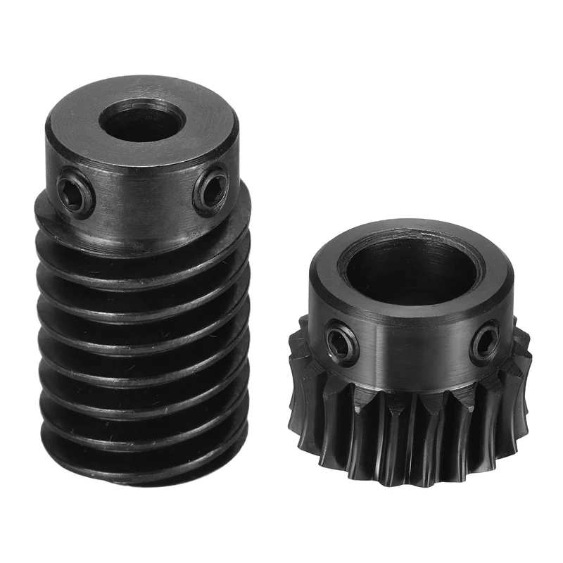 Worm Gear Set 1 Module 1:20 Reduction Rate(Gear-12mm Bore, Rod 6mm Bore)