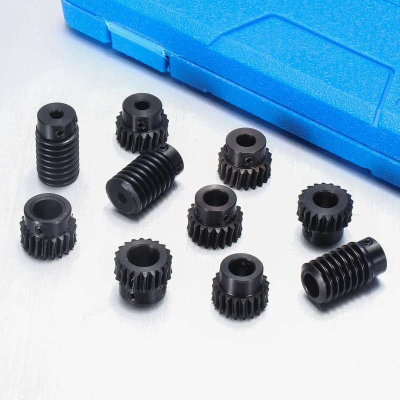 Worm Gear Set 1 Module 1:20 Reduction Rate(Gear-12mm Bore, Rod 5mm Bore)