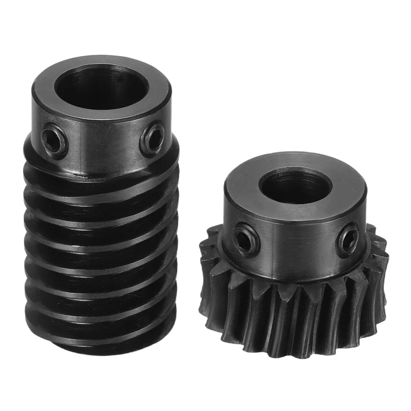 Worm Gear Set 1 Module 1:20 Reduction Rate(Gear-8mm Bore, Rod 10mm Bore)