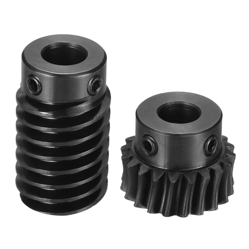 Worm Gear Set 1 Module 1:20 Reduction Rate(Gear-8mm Bore, Rod 8mm Bore)