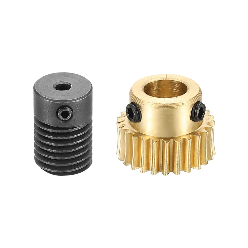 Worm Gear Set 0.5 Module 1:25 Reduction Rate(Gear-6mm Bore, Rod 3mm Bore)