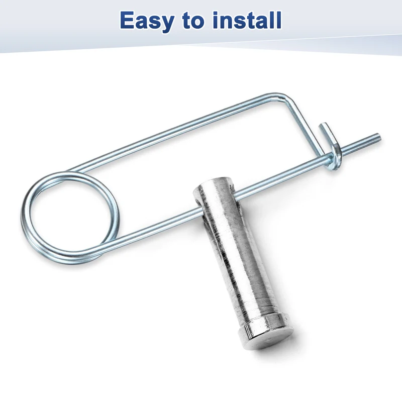 4-Pack Brooch Shape Cotter Safety Pin, 5x110mm Quick Lock Brooch Fastener