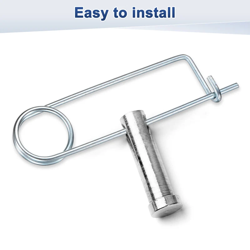 8-Pack Brooch Shape Cotter Safety Pin, 4x100mm Quick Lock Brooch Fastener