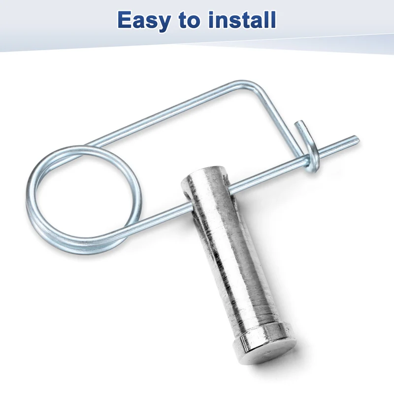 4-Pack Brooch Shape Cotter Safety Pin, 4x63mm Quick Lock Brooch Fastener