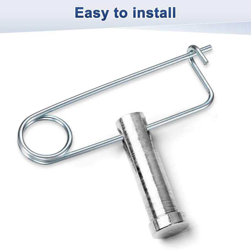 8-Pack Brooch Shape Cotter Safety Pin, 3.2x80mm Quick Lock Brooch Fastener