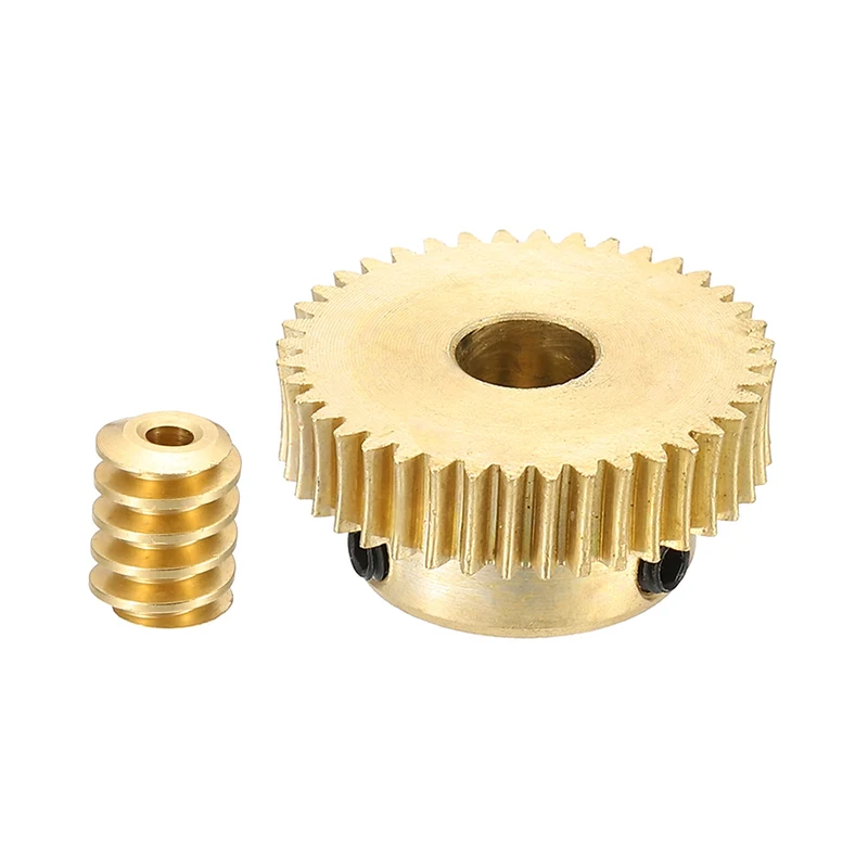 Worm Gear Set 0.5 Module 1:40 Reduction Rate(Gear-6mm Bore, Rod 1.98mm Bore)