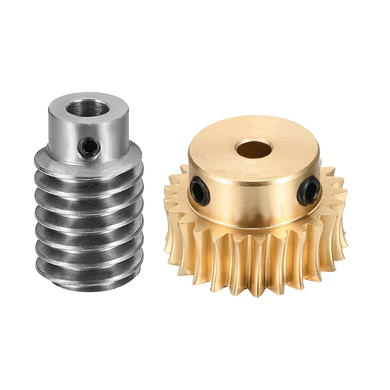 Worm Gear Set 1 Module 25:1 Reduction Rate(Gear-5mm Bore, Rod 5mm Bore)