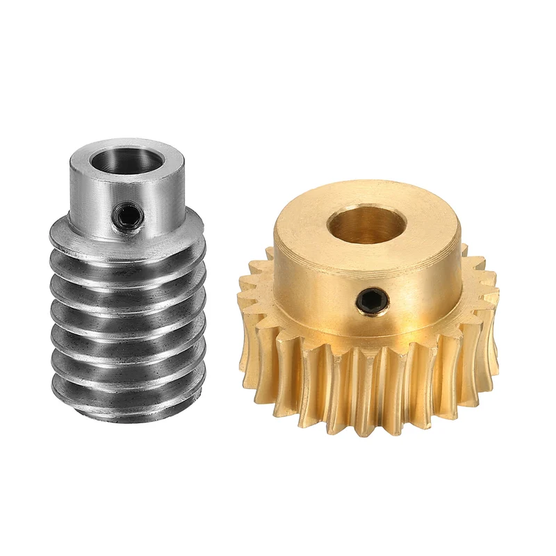 Worm Gear Set 1 Module 25:1 Reduction Rate(Gear-8mm Bore, Rod 8mm Bore)