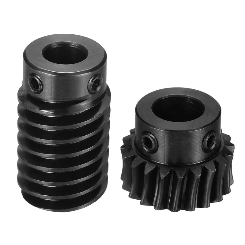 Worm Gear Set 1 Module 1:10 Reduction Rate(Gear-10mm Bore, Rod 8mm Bore)