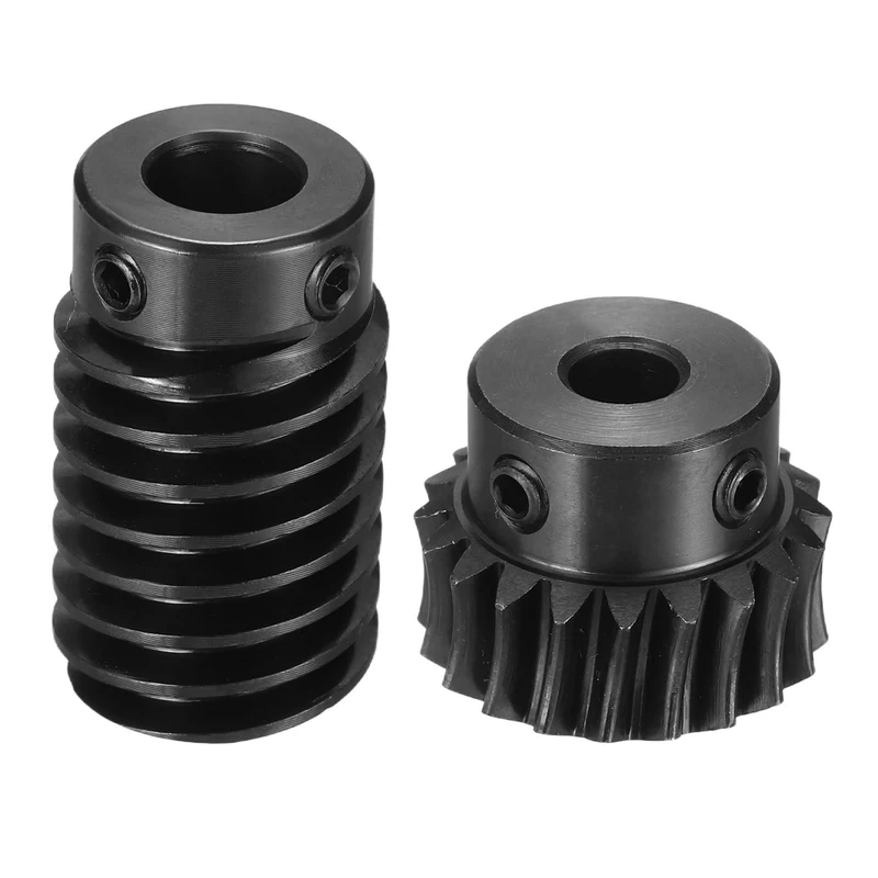 Worm Gear Set 1 Module 1:10 Reduction Rate(Gear-6mm Bore, Rod 8mm Bore)