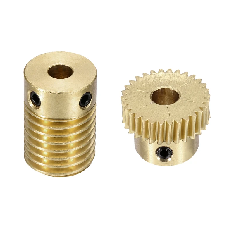 Worm Gear Set 0.5 Module 1:30 Reduction Rate(Gear-5mm Bore, Rod 4mm Bore)
