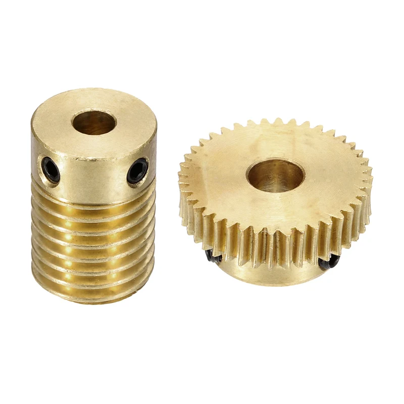 Worm Gear Set 0.5 Module 1:40 Reduction Rate(Gear-6mm Bore, Rod 4mm Bore)