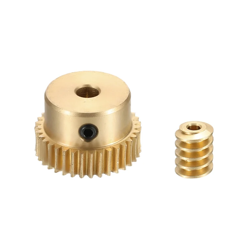Worm Gear Set 0.5 Module 1:35 Reduction Rate(Gear-4mm Bore, Rod 1.98mm Bore)