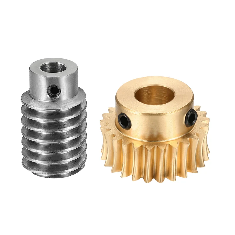 Worm Gear Set 1 Module 25:1 Reduction Rate(Gear-10mm Bore, Rod 5mm Bore)