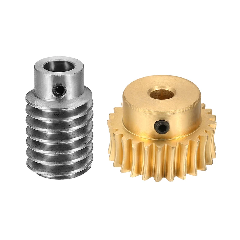 Worm Gear Set 1 Module 25:1 Reduction Rate(Gear-6mm Bore, Rod 8mm Bore)