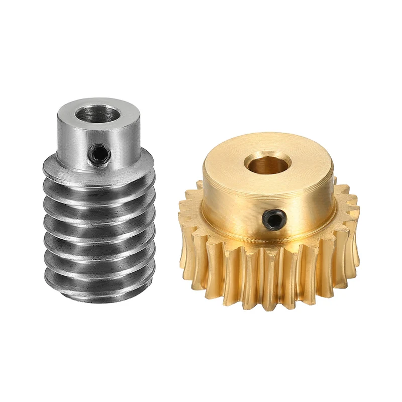 Worm Gear Set 1 Module 25:1 Reduction Rate(Gear-6mm Bore, Rod 5mm Bore)