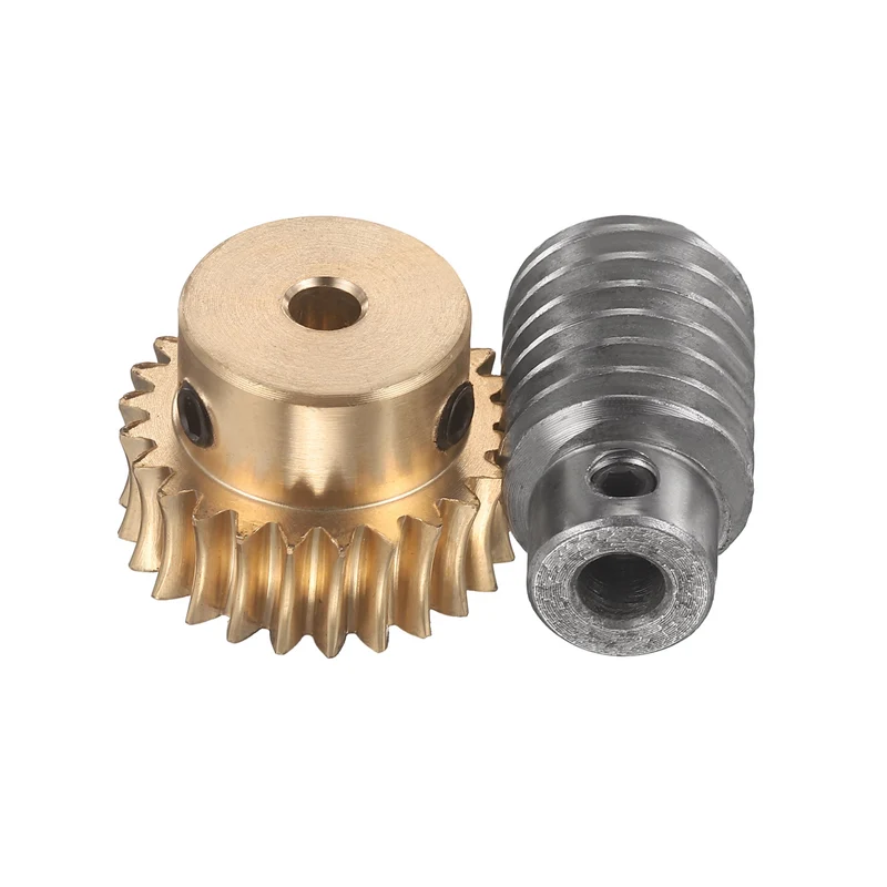 Worm Gear Set 1 Module 25:1 Reduction Rate(Gear-5mm Bore, Rod 6mm Bore)