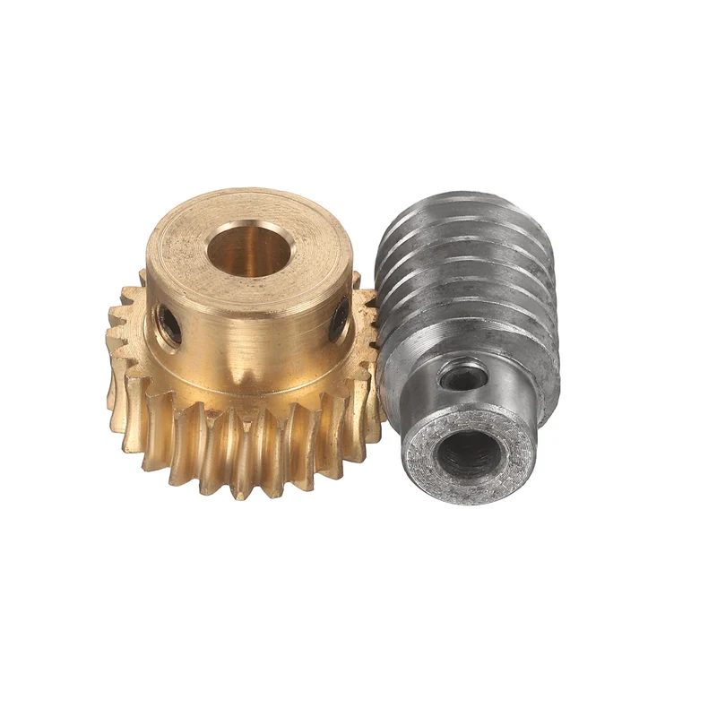 Worm Gear Set 1 Module 25:1 Reduction Rate(Gear-8mm Bore, Rod 6mm Bore)
