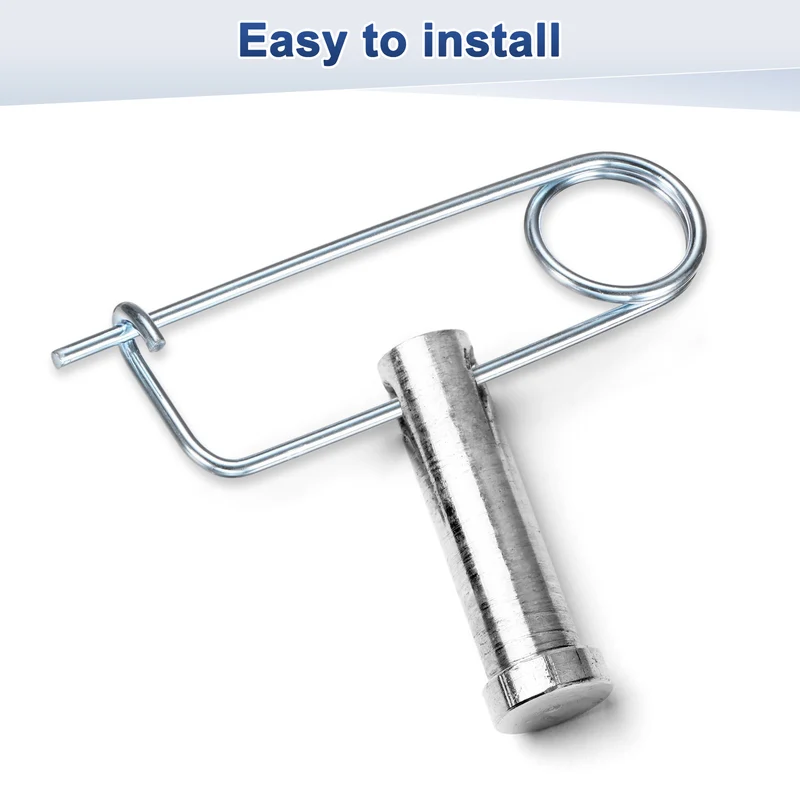 8-Pack Brooch Shape Cotter Safety Pin, 3x63mm Quick Lock Brooch Fastener
