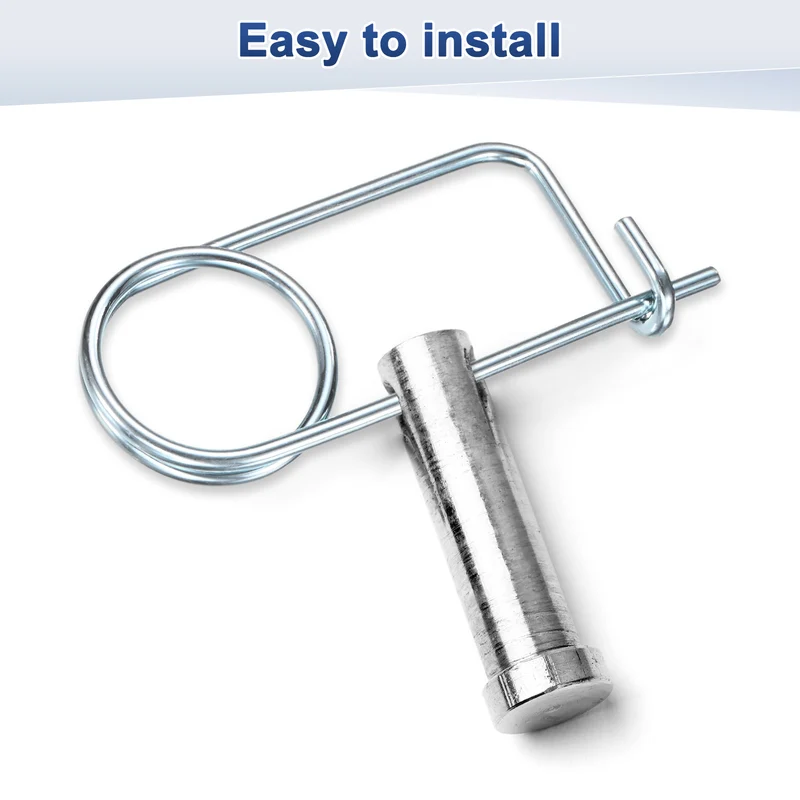 6-Pack Brooch Shape Cotter Safety Pin, 3x40mm Quick Lock Brooch Fastener