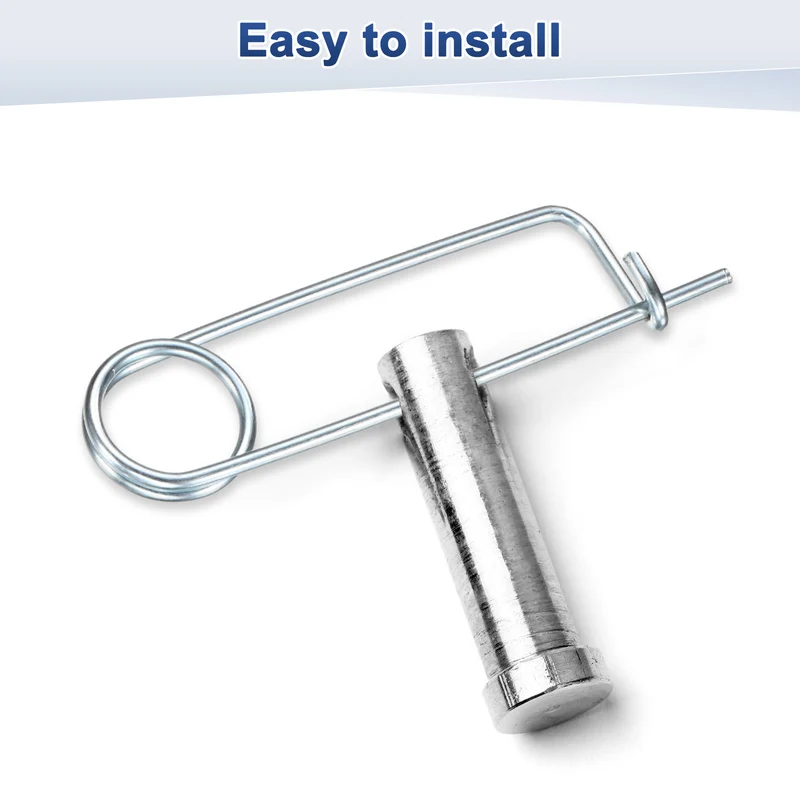 6-Pack Brooch Shape Cotter Safety Pin, 2x45mm Quick Lock Brooch Fastener