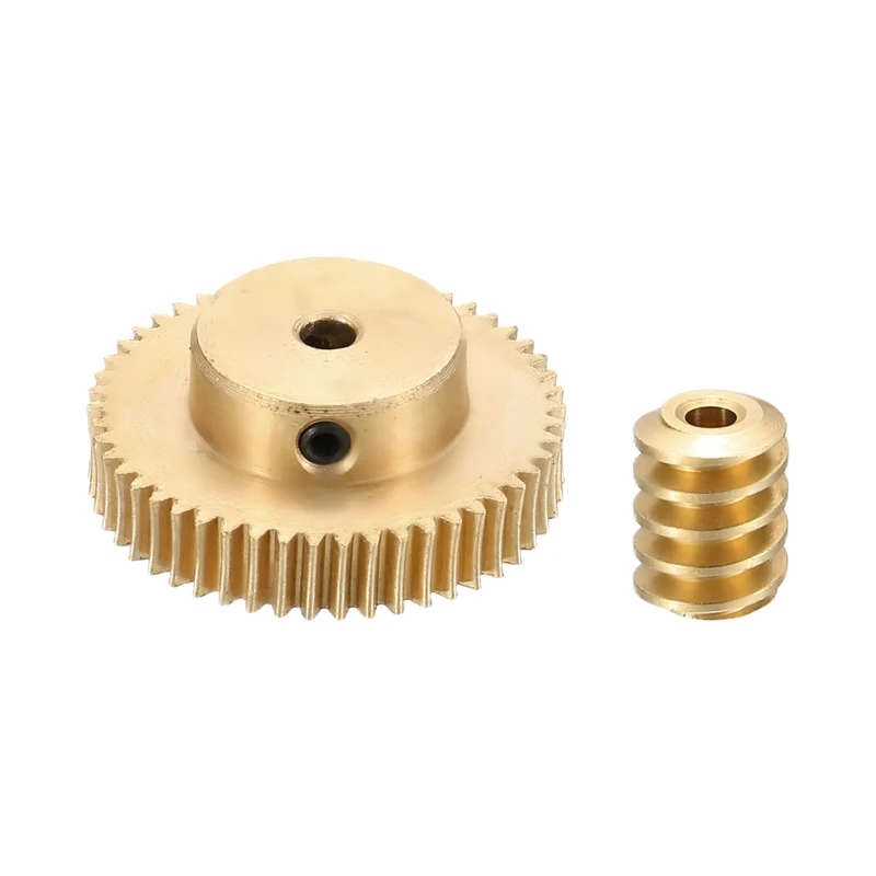 Worm Gear Set 0.5 Module 1:50 Reduction Rate(Gear-3mm Bore, Rod 1.98mm Bore)