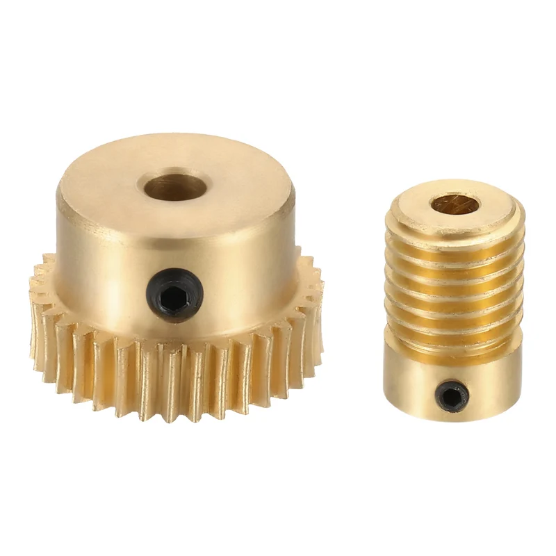 Worm Gear Set 0.5 Module 1:35 Reduction Rate(Gear-4mm Bore, Rod 4mm Bore)