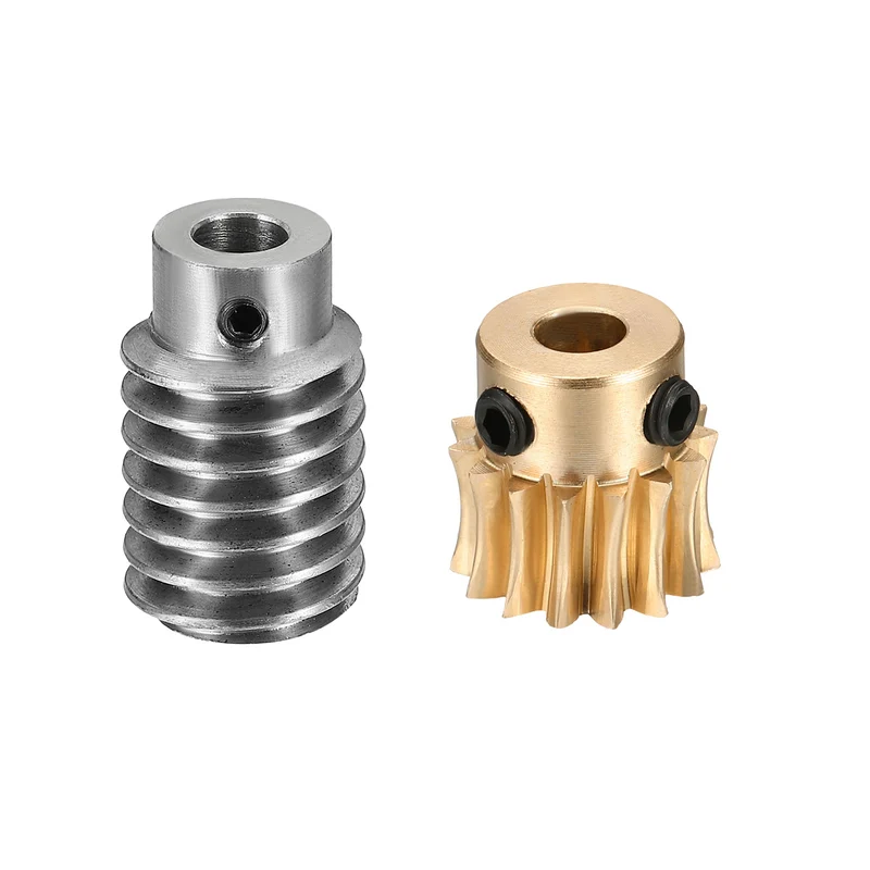 Worm Gear Set 1 Module 15:1 Reduction Rate(Gear-6mm Bore, Rod 5mm Bore)