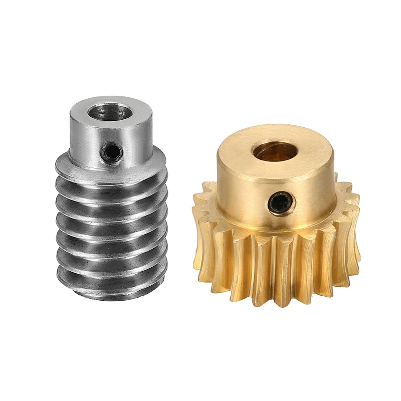 Worm Gear Set 1 Module 20:1 Reduction Rate(Gear-6mm Bore, Rod 5mm Bore)
