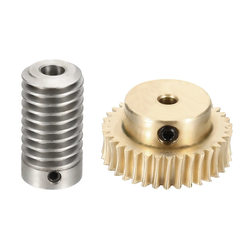 Worm Gear Set 0.8 Module 1:35 Reduction Rate(Gear-4mm Bore, Rod 6mm Bore)