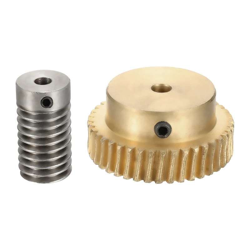 Worm Gear Set 0.8 Module 1:40 Reduction Rate(Gear-4mm Bore, Rod 5mm Bore)