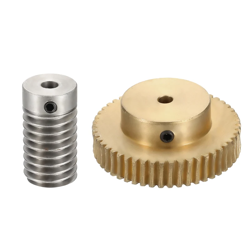 Worm Gear Set 0.8 Module 1:50 Reduction Rate(Gear-4mm Bore, Rod 5mm Bore)