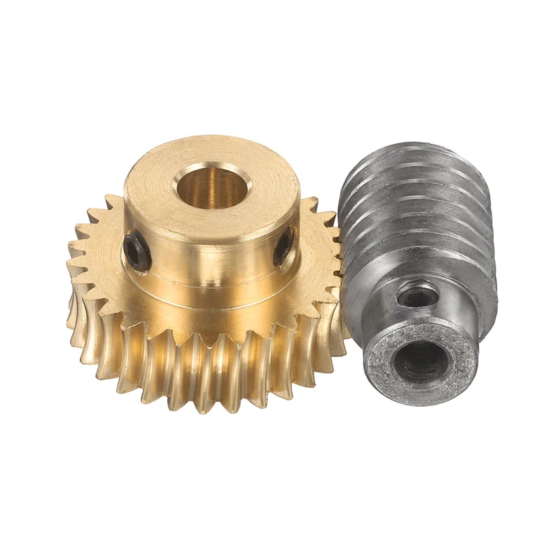 Worm Gear Set 1 Module 30:1 Reduction Rate(Gear-8mm Bore, Rod 6mm Bore)